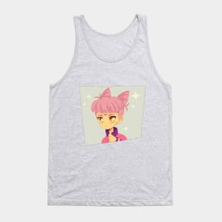 90s anime art style Tank Top